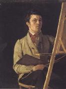 Jean Baptiste Camille  Corot Portrait de Partiste a I'age de vingt-neuf ans -1825 (mk11) Sweden oil painting artist